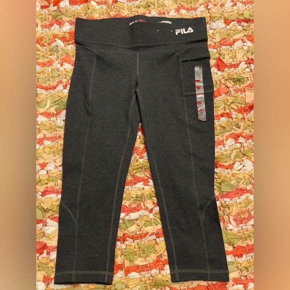 Fila Sport live in motion gray capri leggings. - Picture 3 of 5